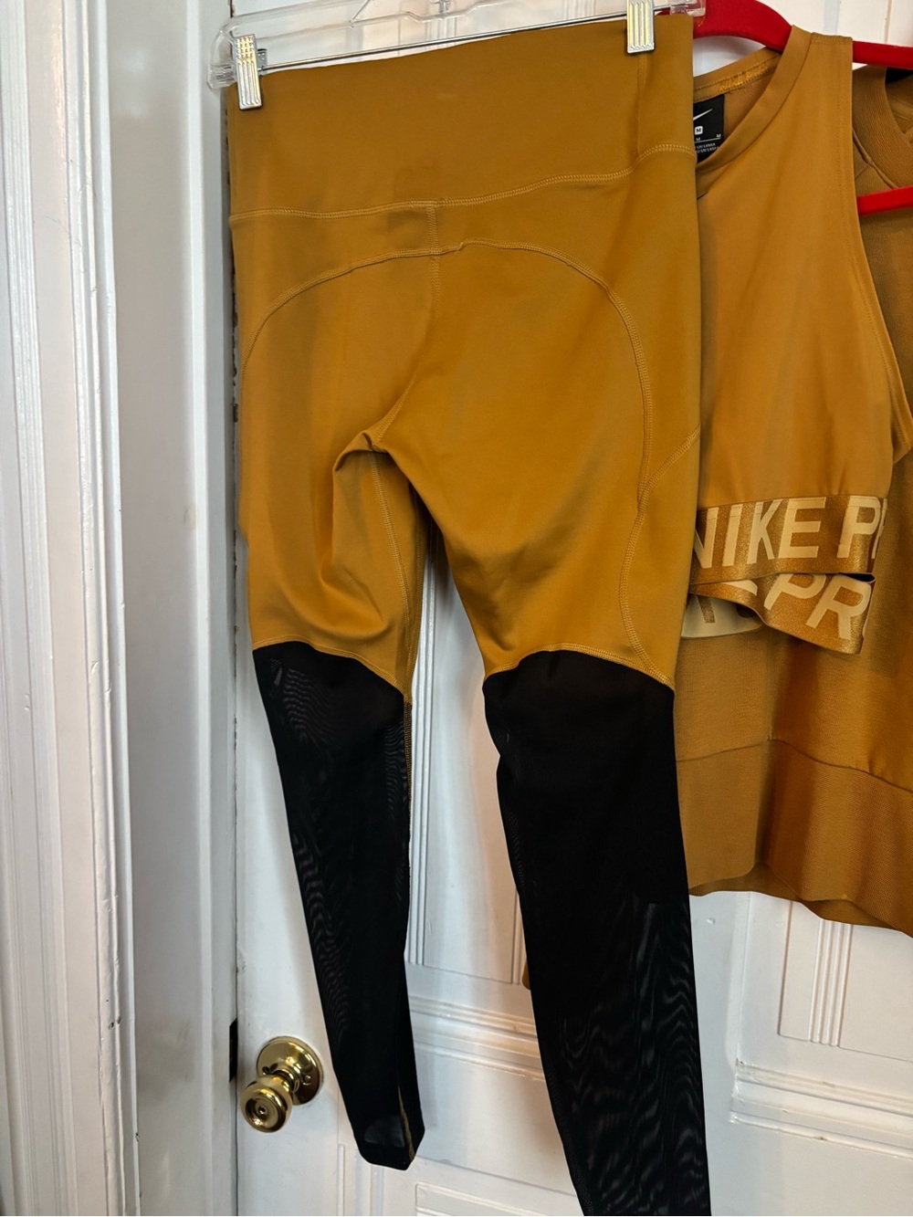 Nike Dri-FIT Mustard Crew Neck Sweatshirt - Picture 8 of 12